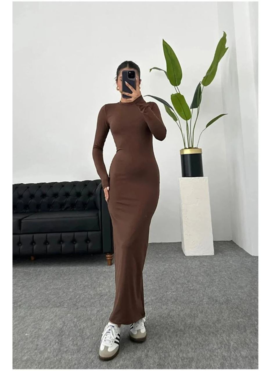 Kadın Uzun Kollu Maxi Elbise