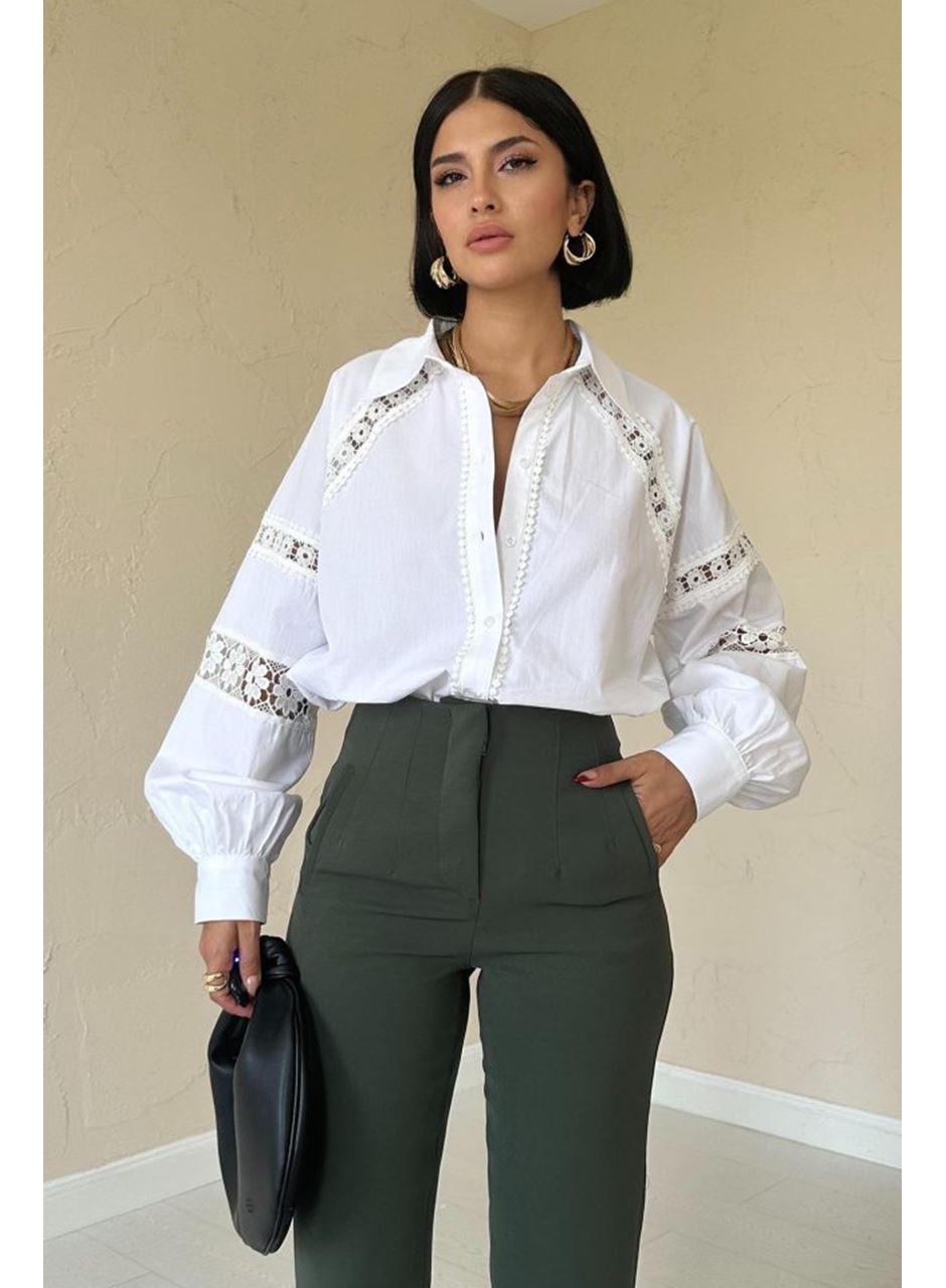 Haki Pensli Ve Dar Paça Pantolon