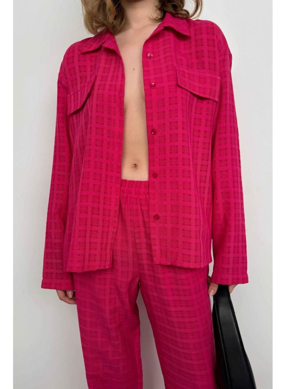 Cepli Gömlek Pantolon İkili Takım