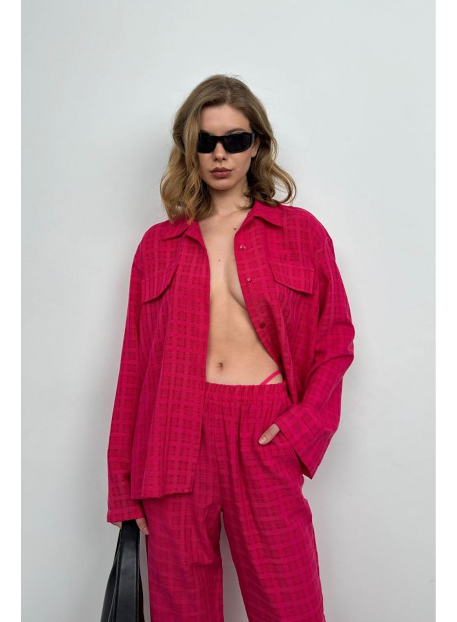 Cepli Gömlek Pantolon İkili Takım