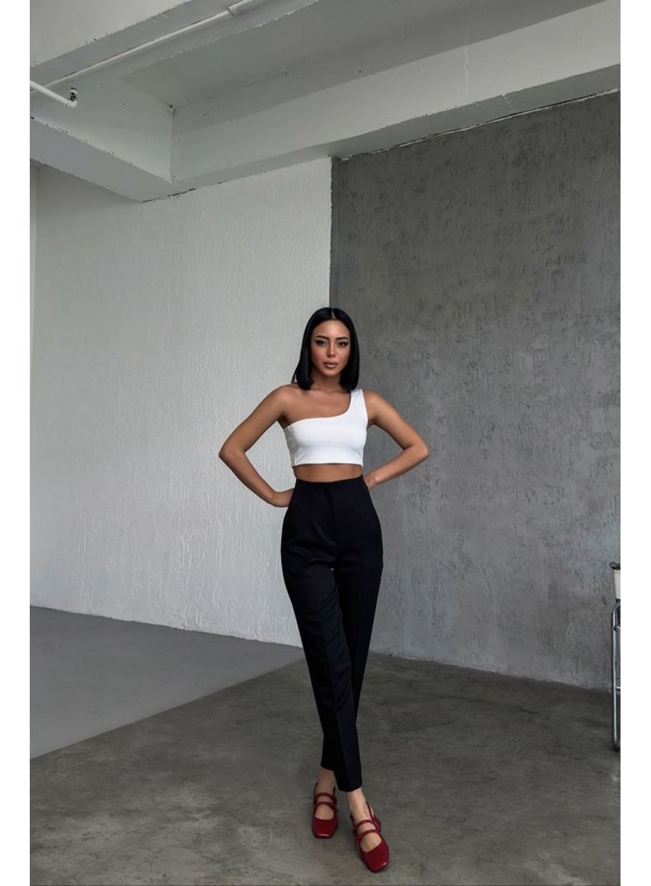 Yüksek Bel Pensli̇ Pantolon