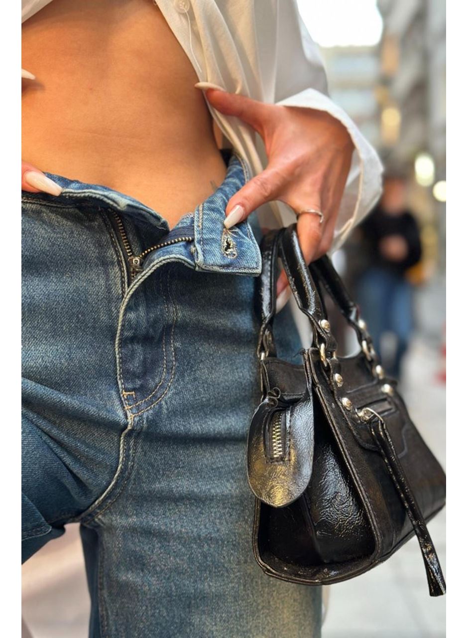 Lacivert Comfy Jeans Pantolon