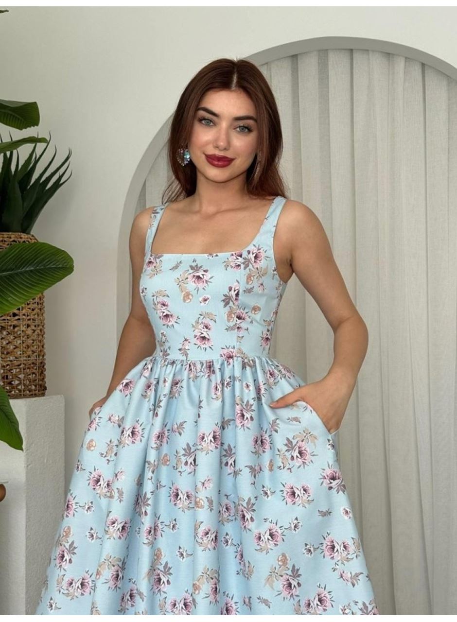 Yoa Cep Detaylı Elbise