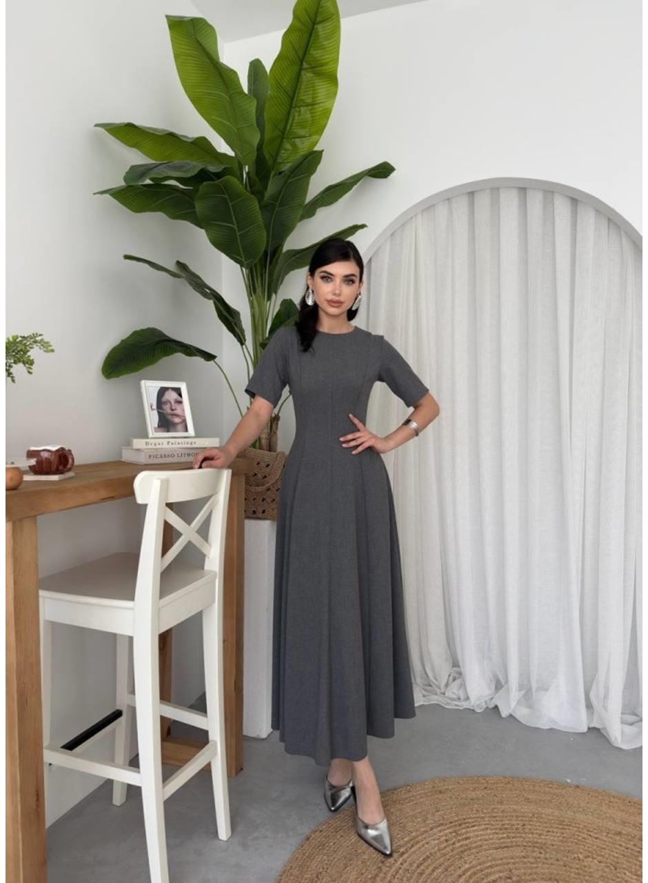 Wera Pliseli Midi Elbise