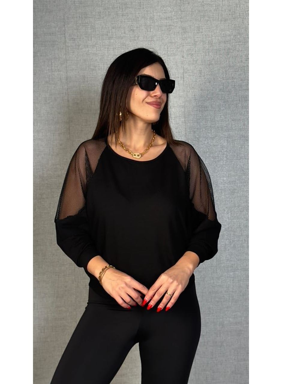 Kadın Omuzları File Detay Fakir Kol Bluz