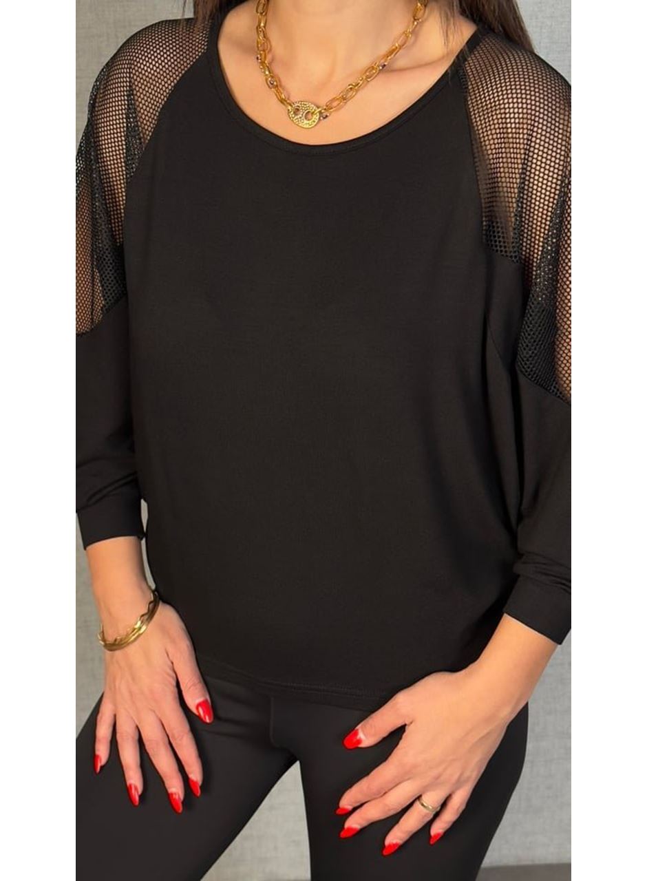 Kadın Omuzları File Detay Fakir Kol Bluz