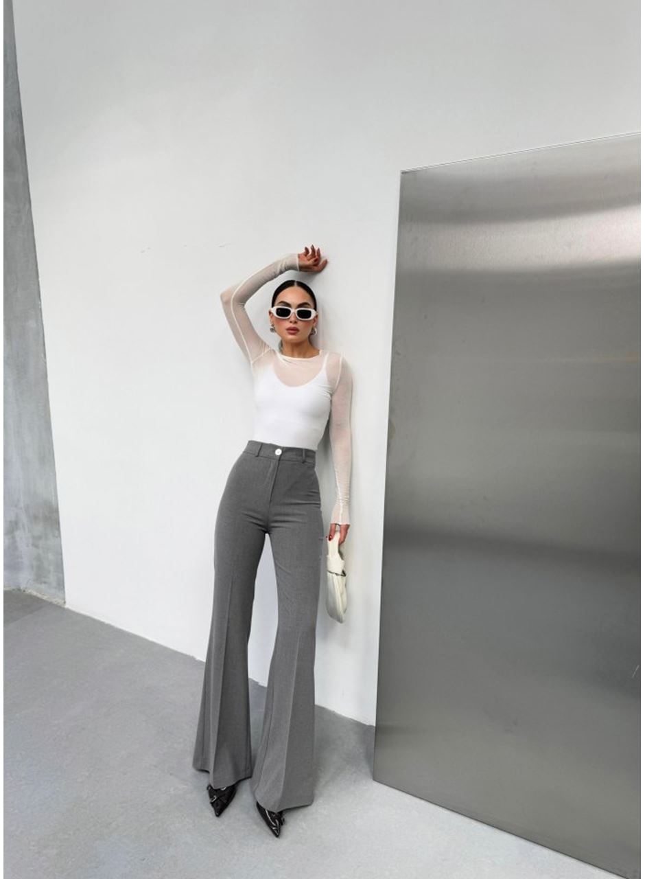 230 Gr Poly Viscose Full Lycra İspanyol Paça Pantolon