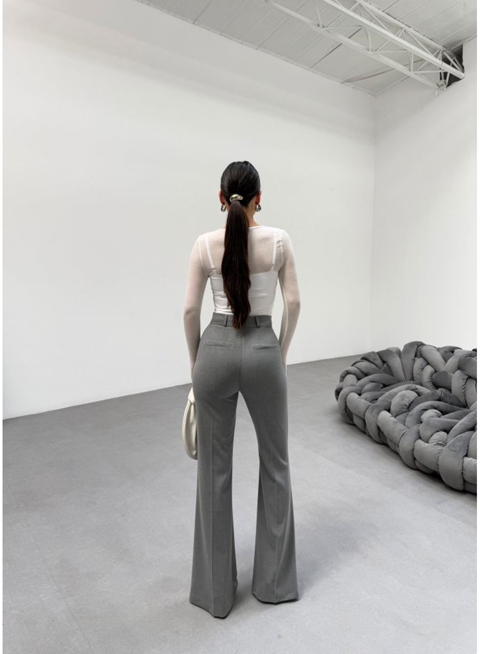 230 Gr Poly Viscose Full Lycra İspanyol Paça Pantolon