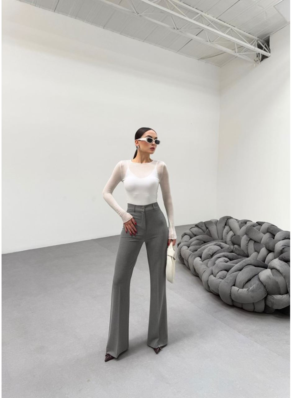 230 Gr Poly Viscose Full Lycra İspanyol Paça Pantolon