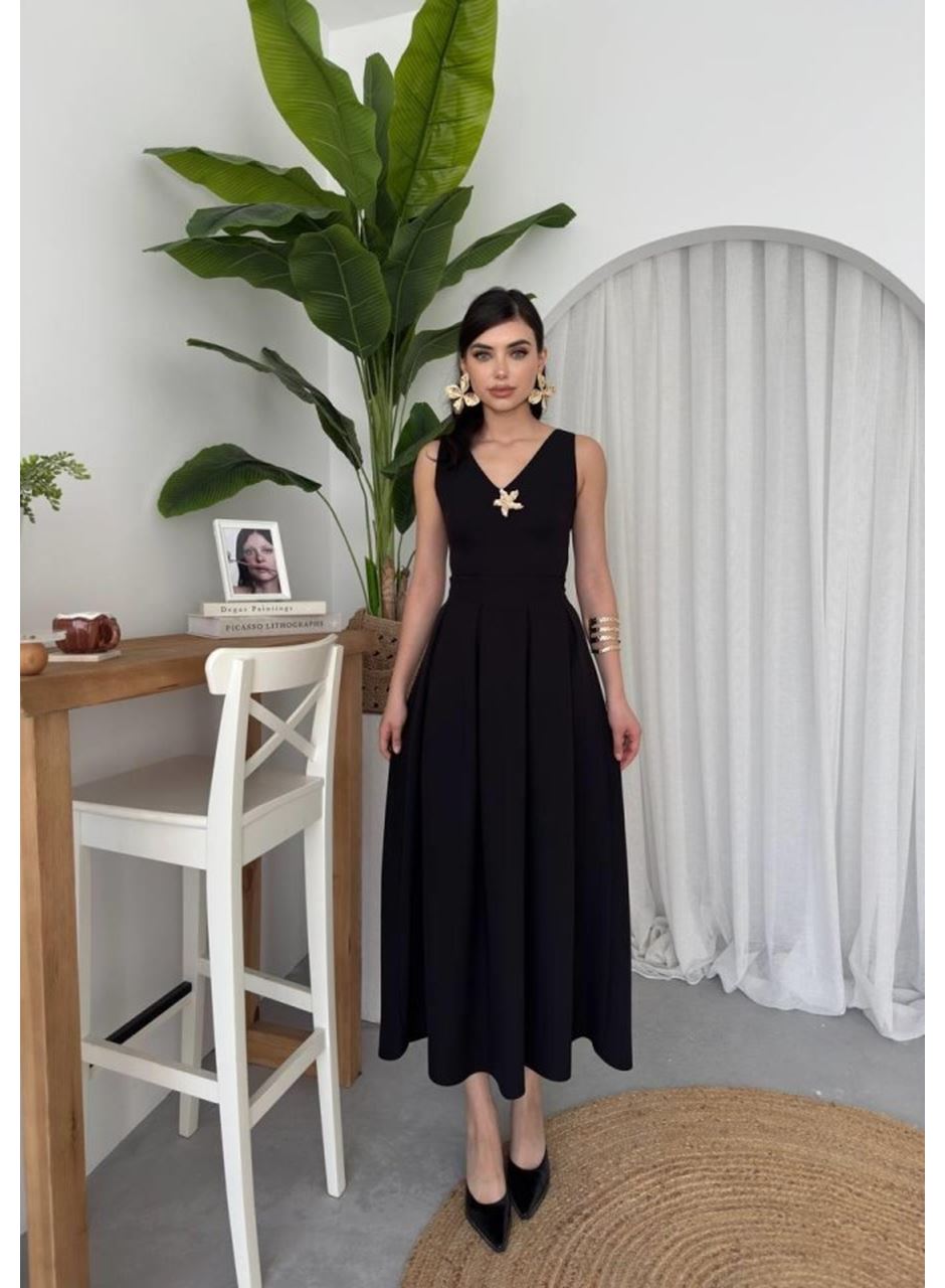 Late Yıldız Detaylı Elbise