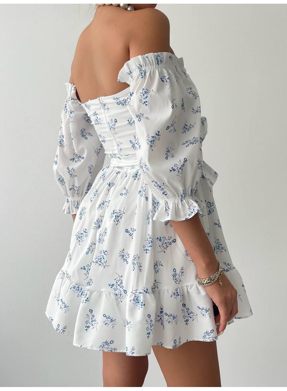 Rucka Belden Bağlamalı Mini Elbise