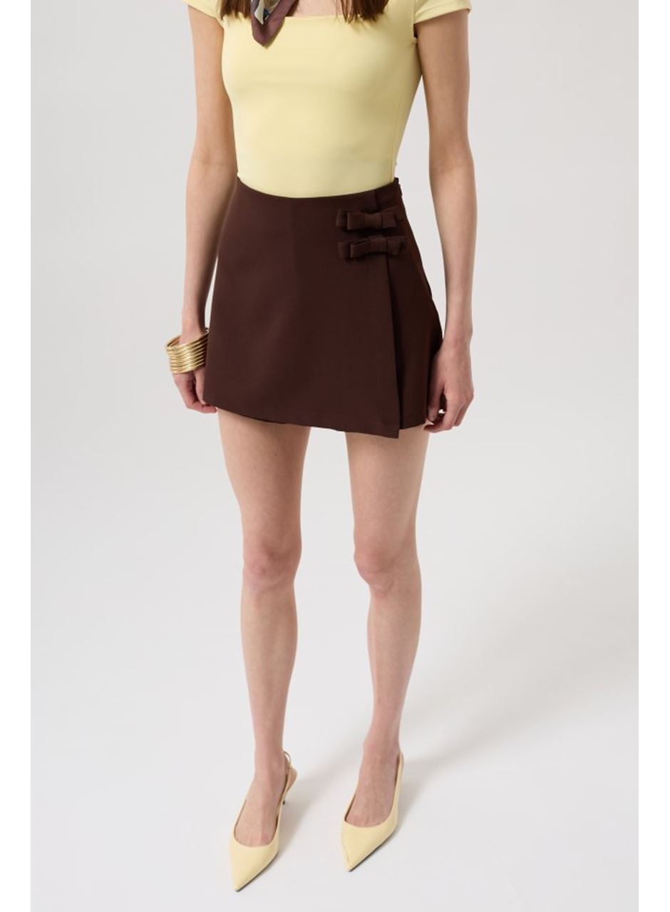 Fiyonk Detay Mini Etek