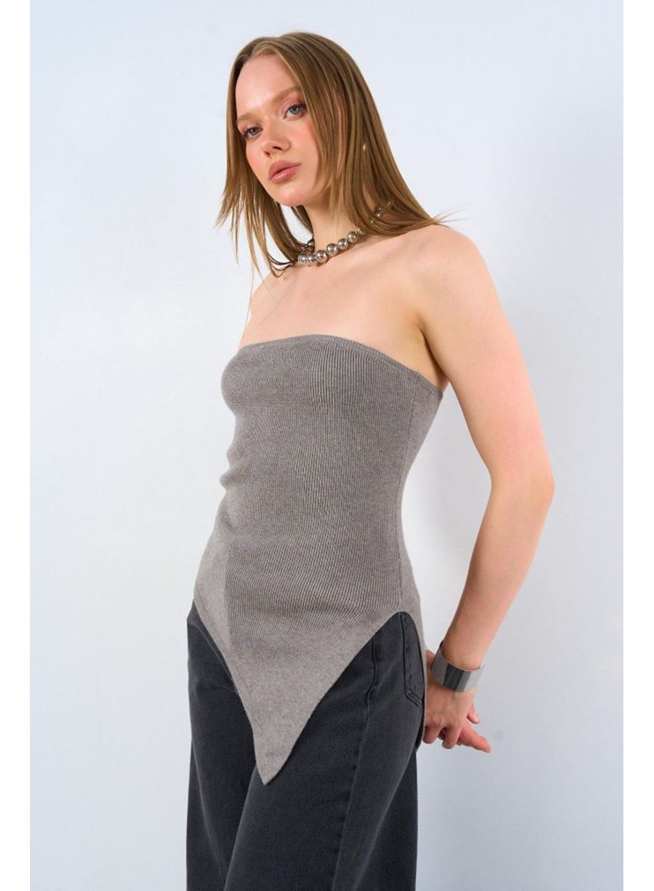 Yanı Uzun Atlet - Orta Gri