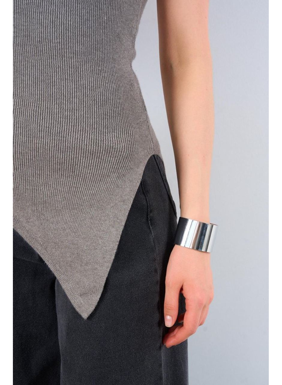 Yanı Uzun Atlet - Orta Gri