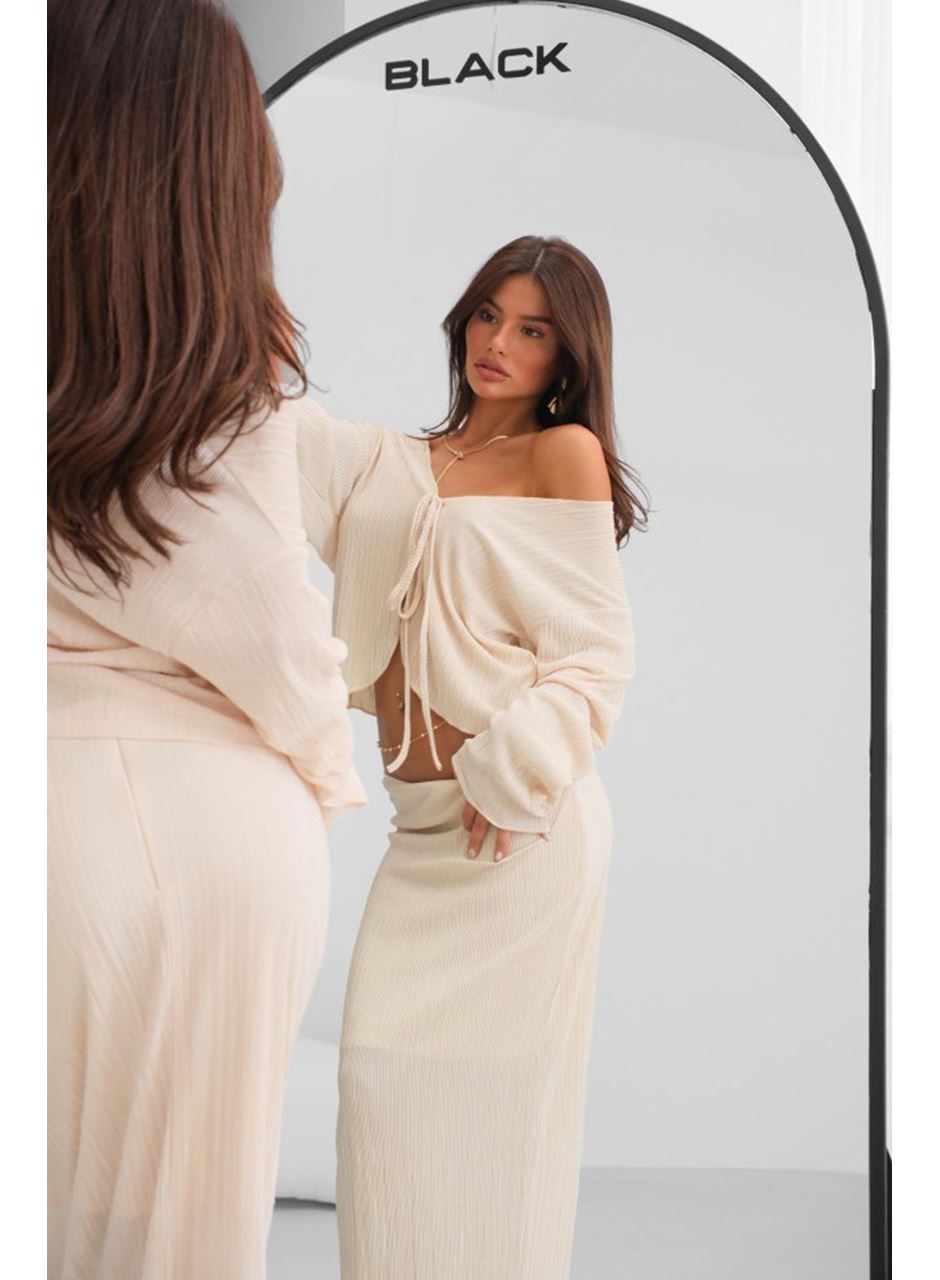 Düşük Bel Maxi Boy Etek