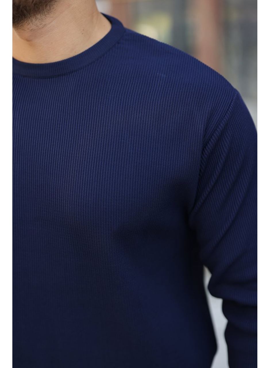 Erkek Selanik Örme Bisiklet Yaka Triko