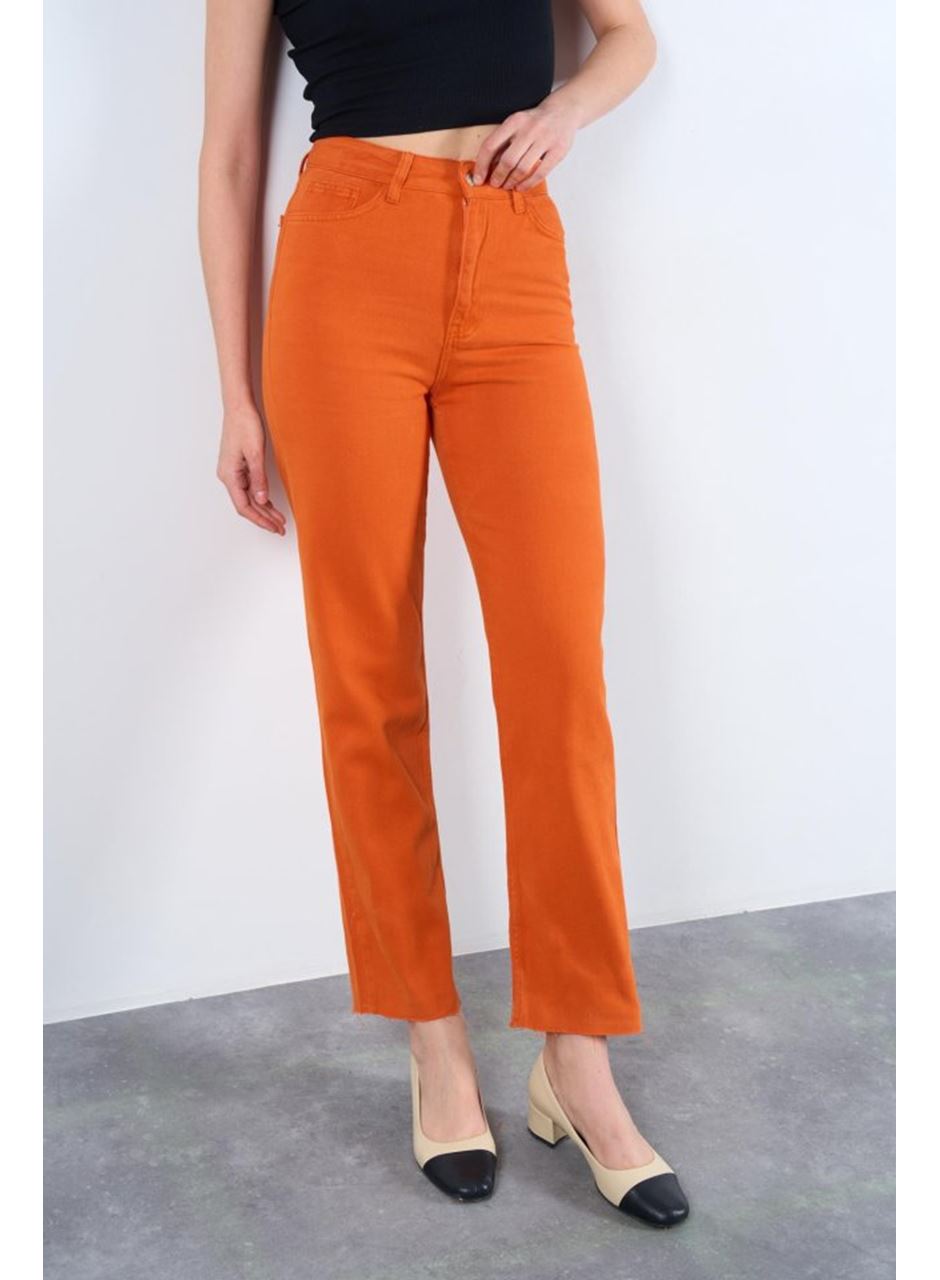 Strong Düz Pantolon - Oranj