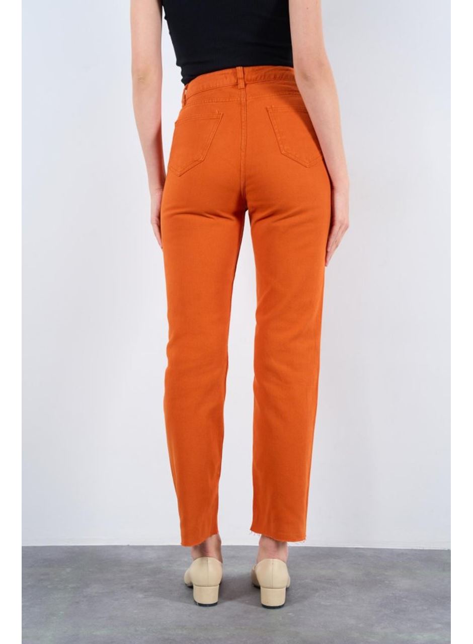 Strong Düz Pantolon - Oranj
