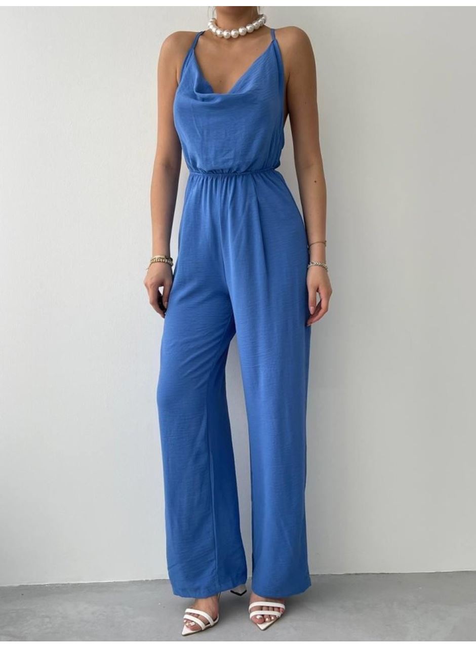 Darcy Sırt Dekolteli Tulum