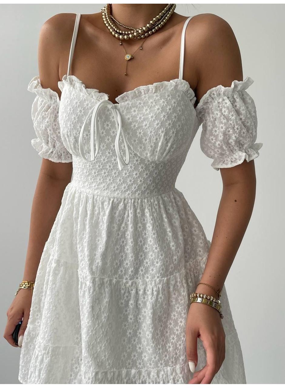 Lucca Kolu Lastikli Mini Elbise