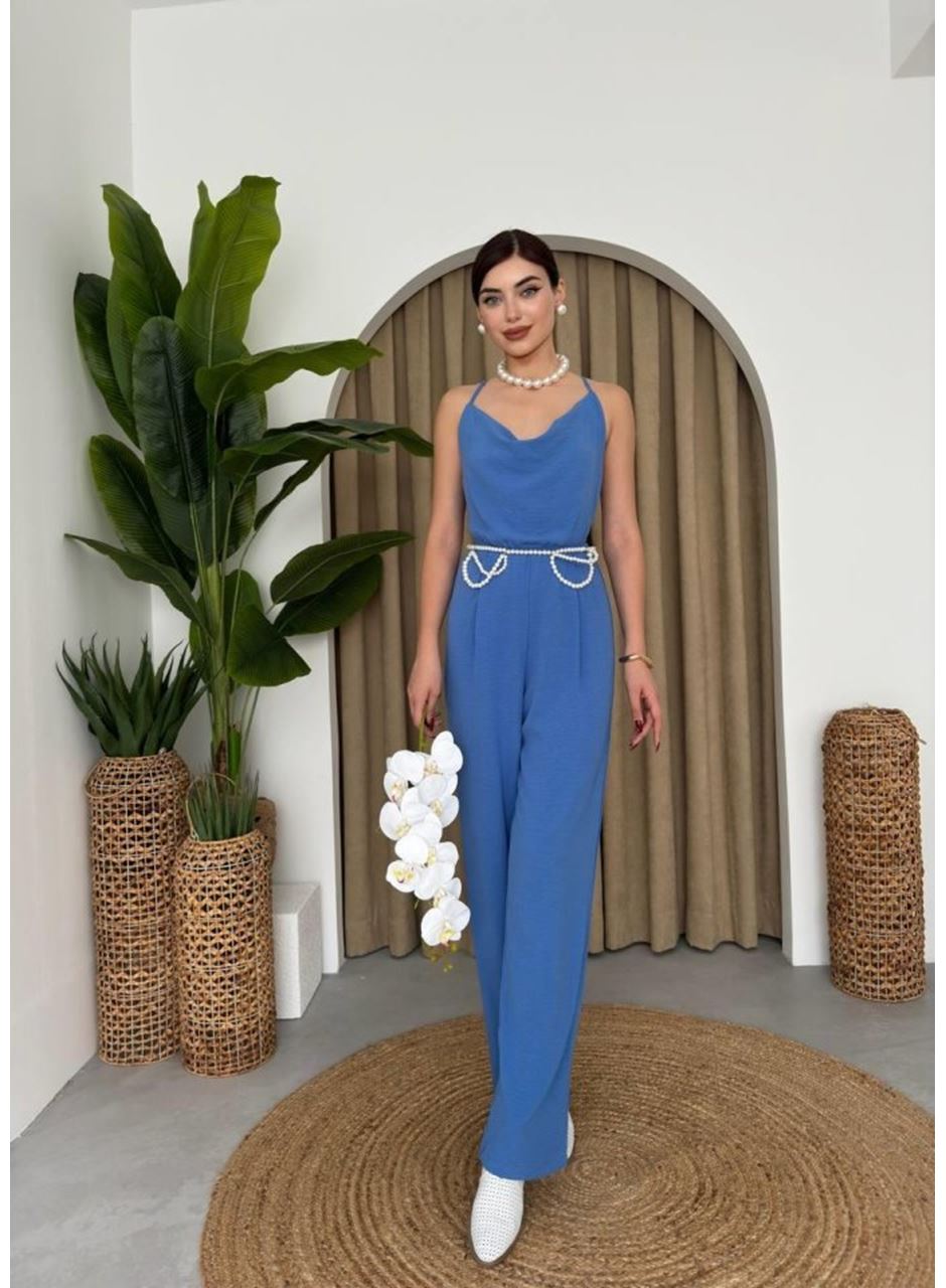 Darcy Sırt Dekolteli Tulum