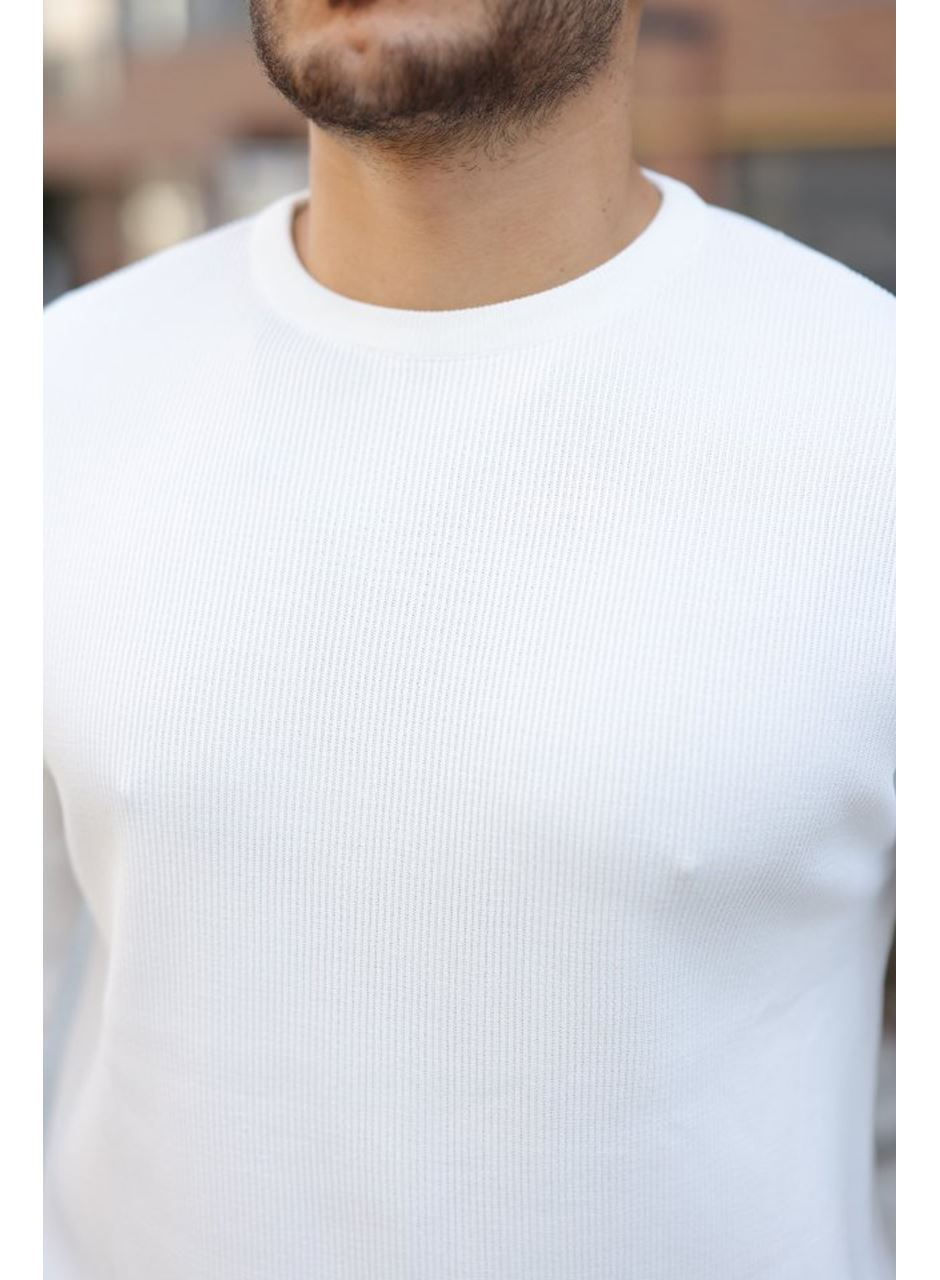 Erkek Selanik Örme Bisiklet Yaka Triko