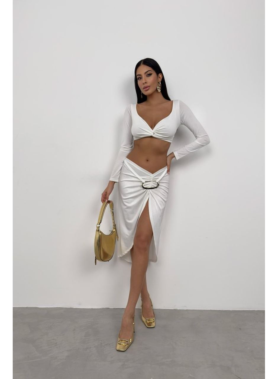 Toka Detay Asimetrik Etek