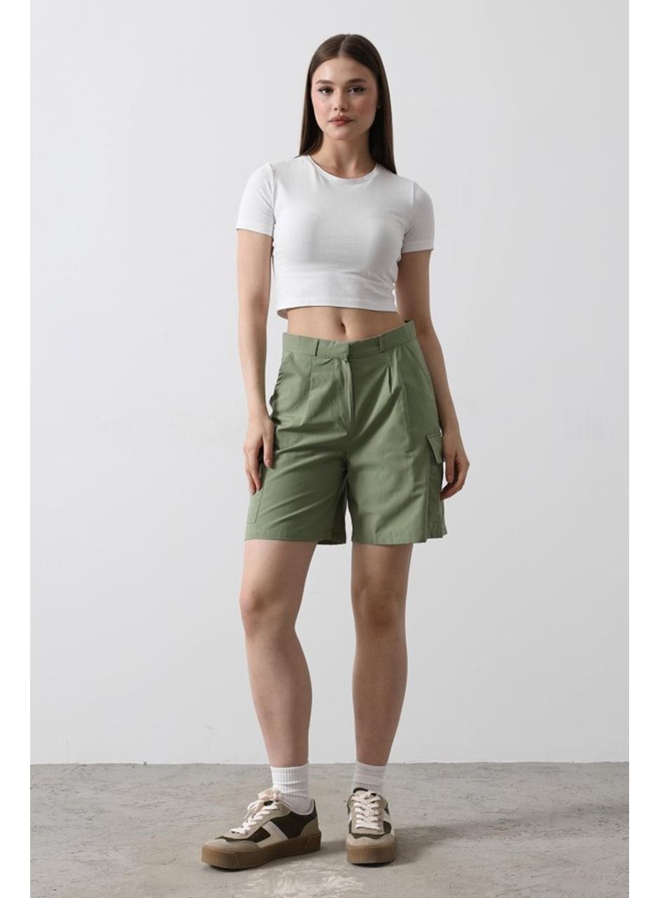 Cargo Cepli Şort - Haki