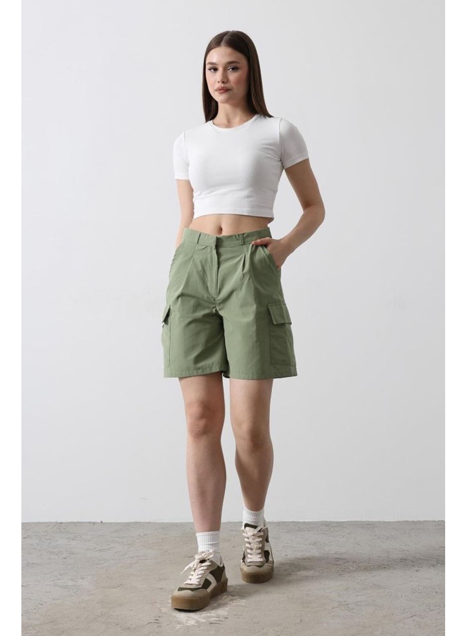 Cargo Cepli Şort - Haki
