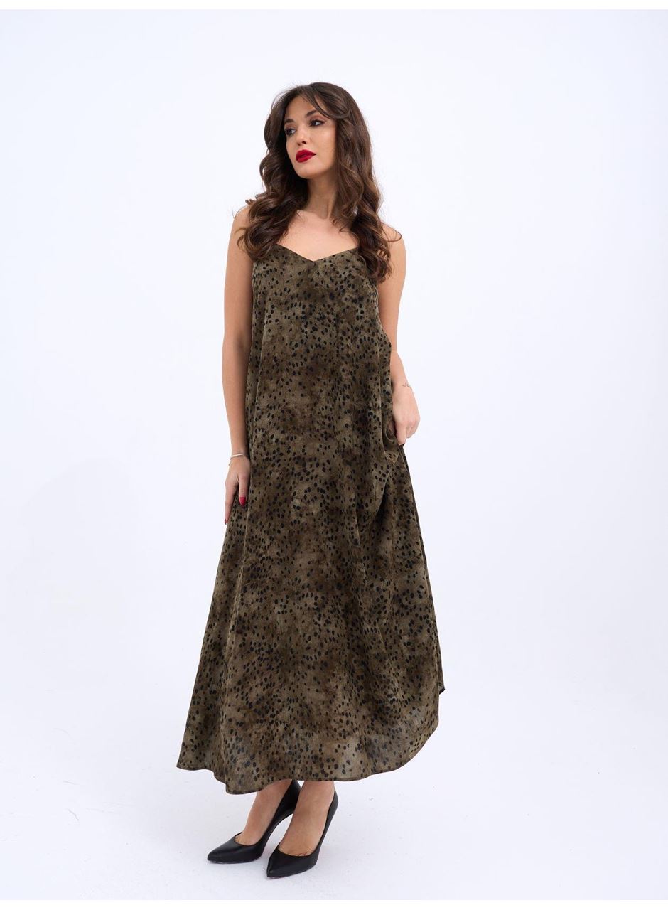 6250 ELBİSE-SİYAH HAKİ