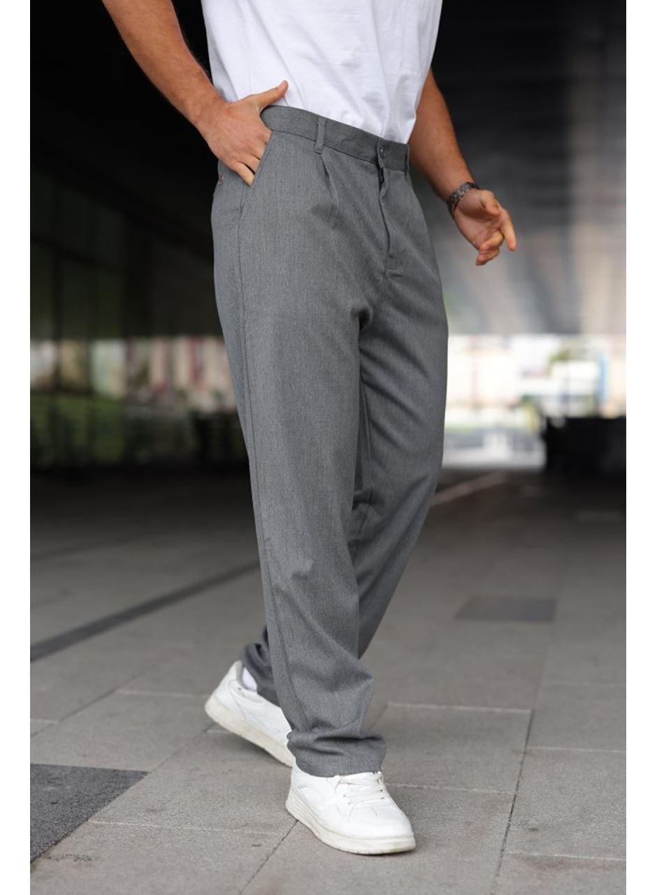 Erkek Beli Lastikli Baggy Pantolon