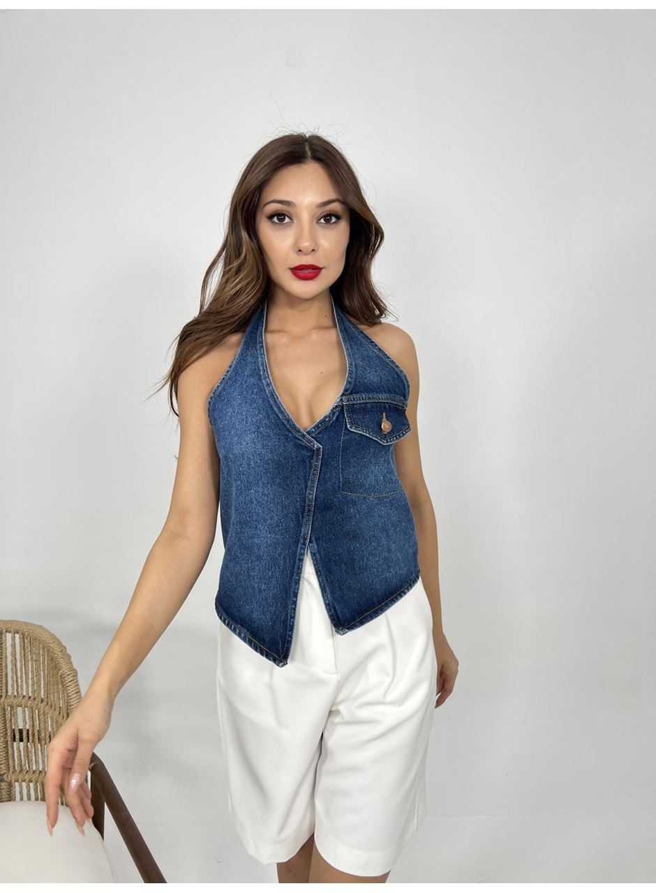 6532 KOT YELEK-MAVİ