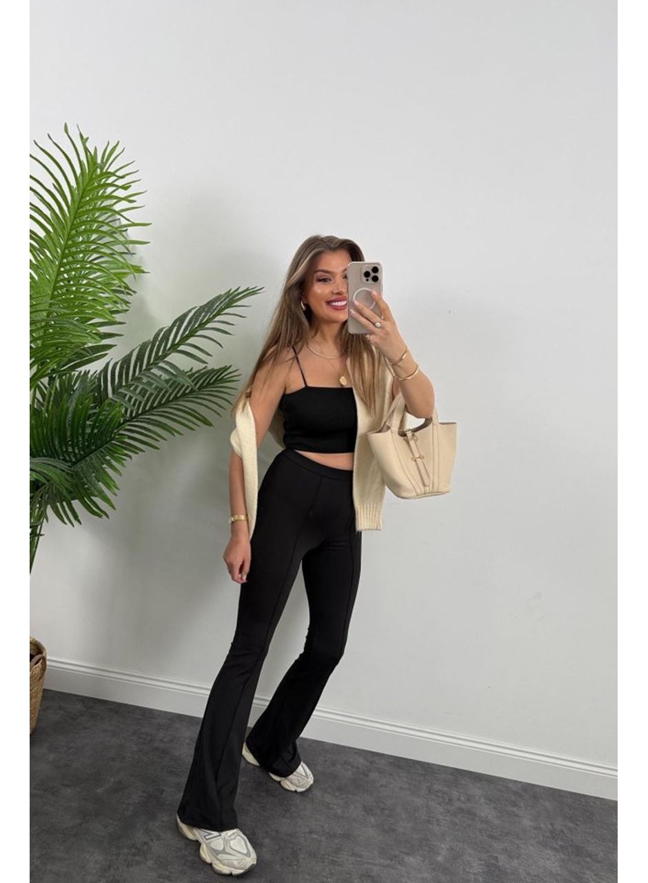 Kadın Amazon Kumaş çımalı Tayt