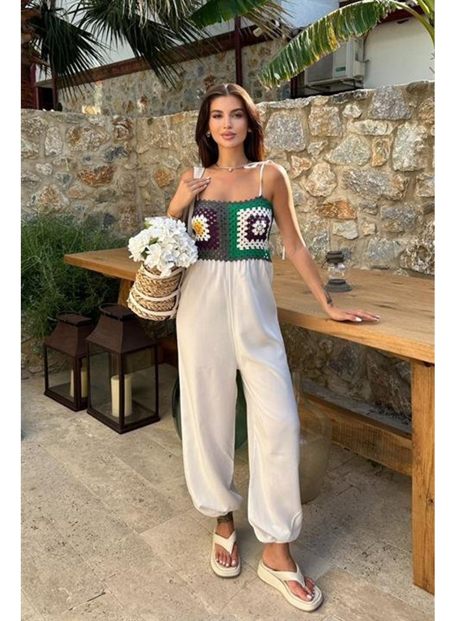 Jasmin Süzüneli Keten Tulum 1280-08