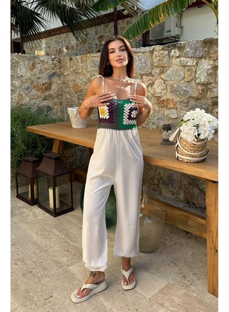 Jasmin Süzüneli Keten Tulum 1280-08