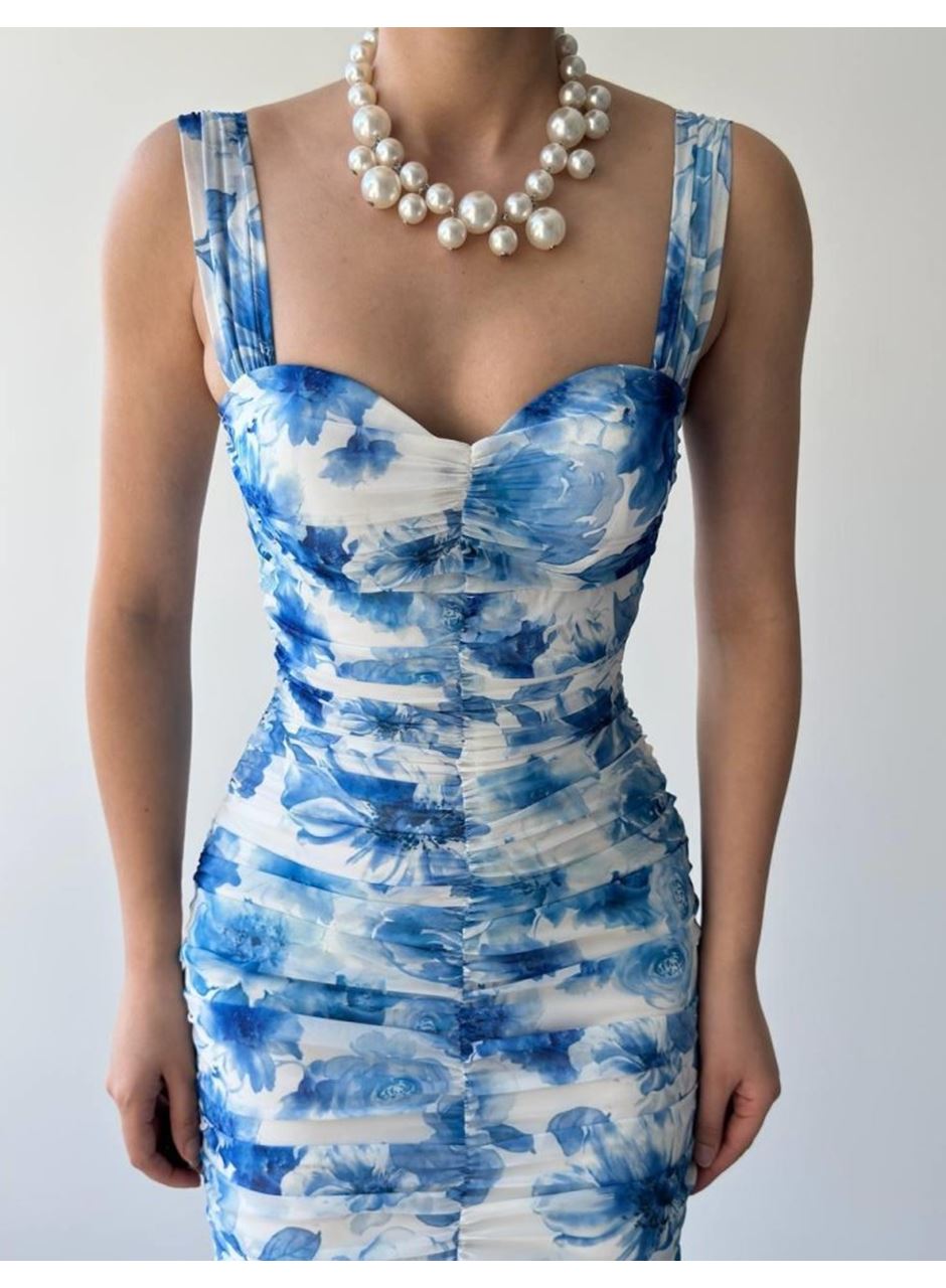 Peran Büzgülü Elbise