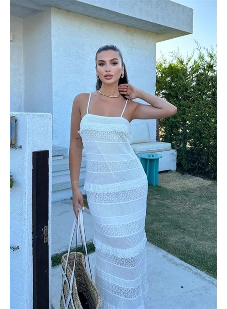 Regina Dantel Detay Elbise 2754-01