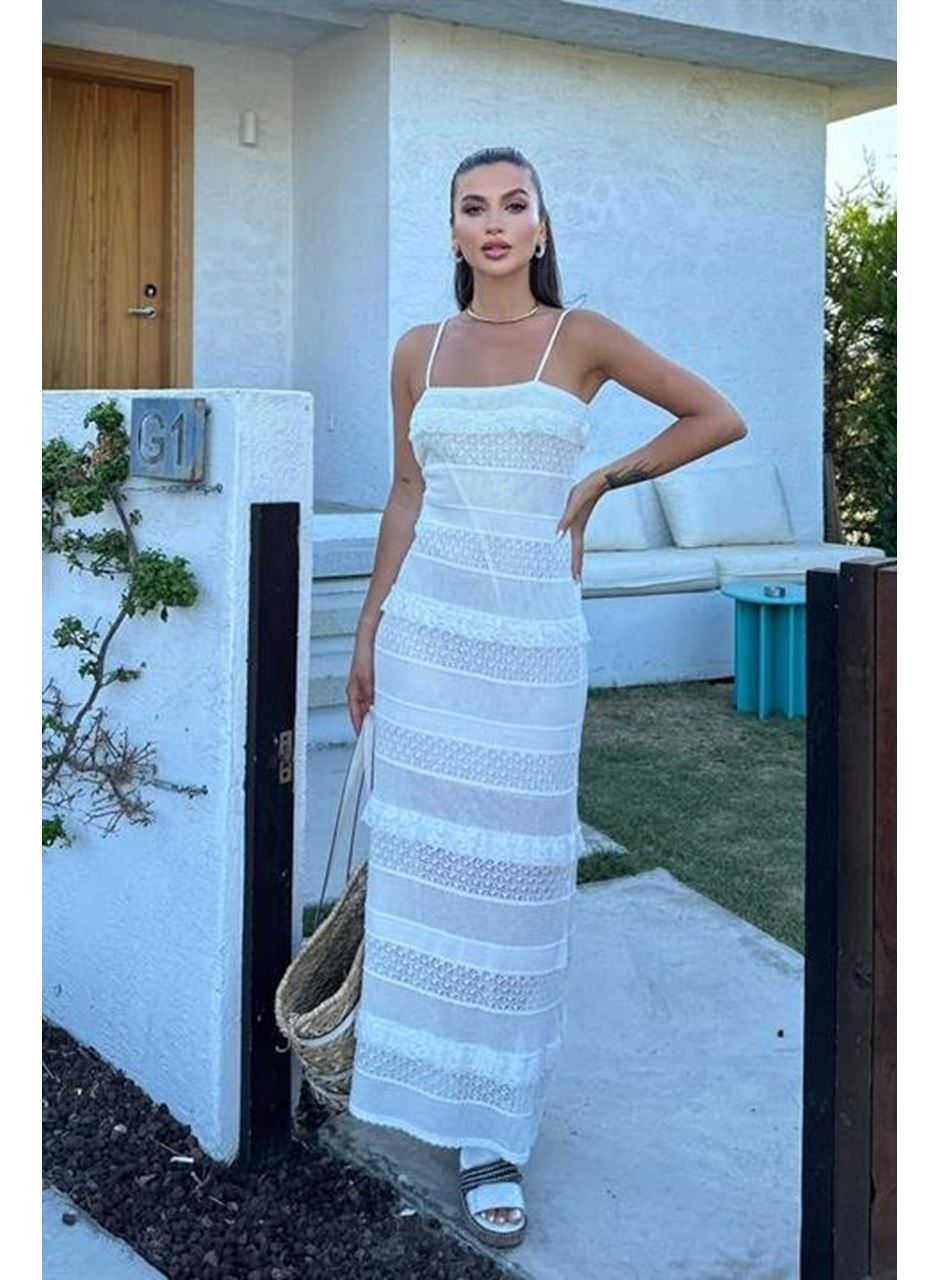 Regina Dantel Detay Elbise 2754-01