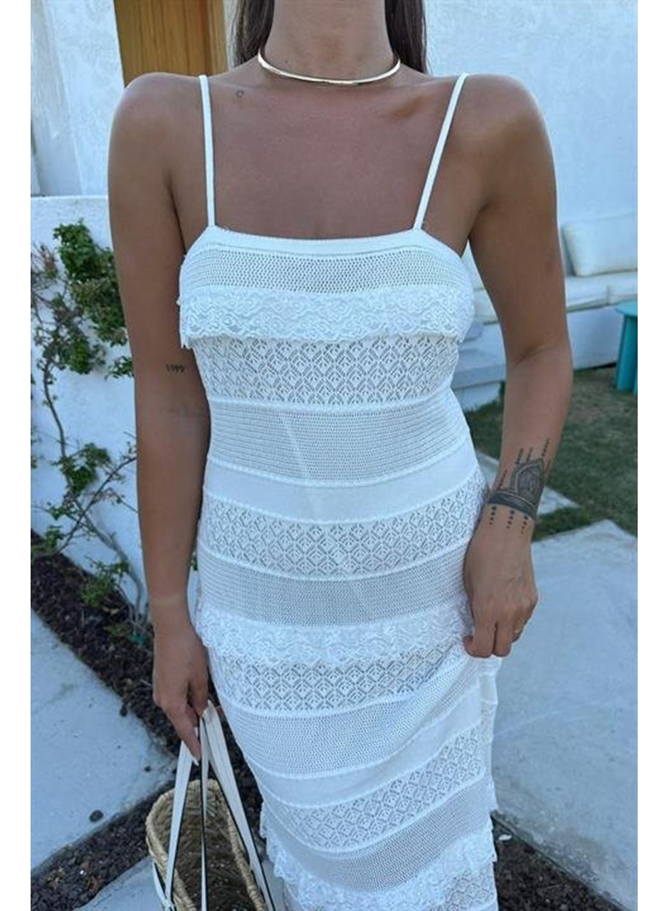 Regina Dantel Detay Elbise 2754-01