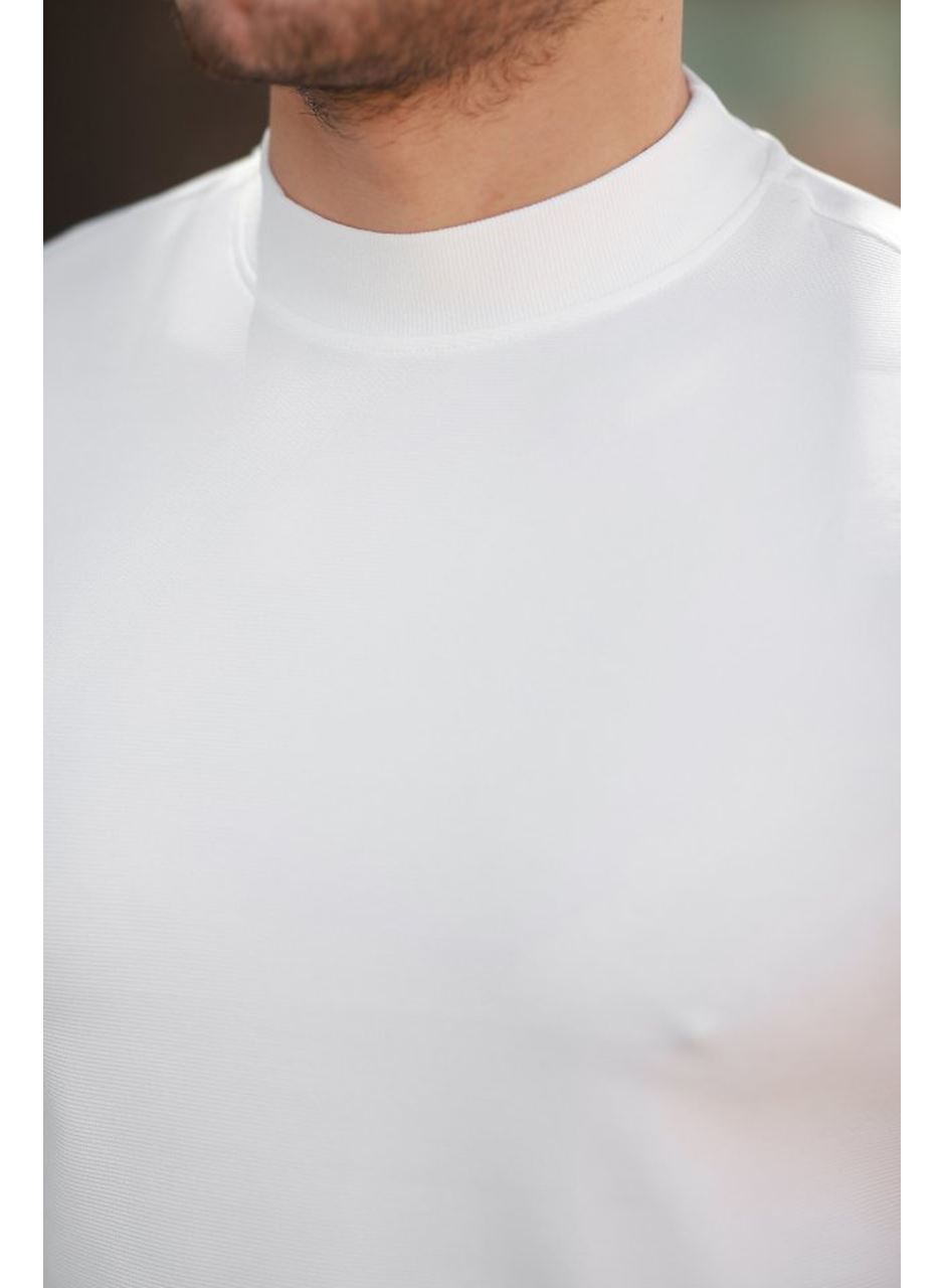 Erkek Yarım Balıkçı Yaka Kısa Kollu T-shirt