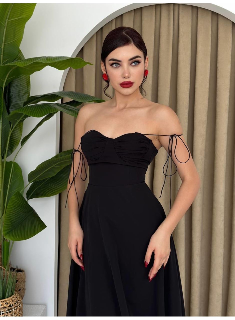 Elia İp Askılı Elbise