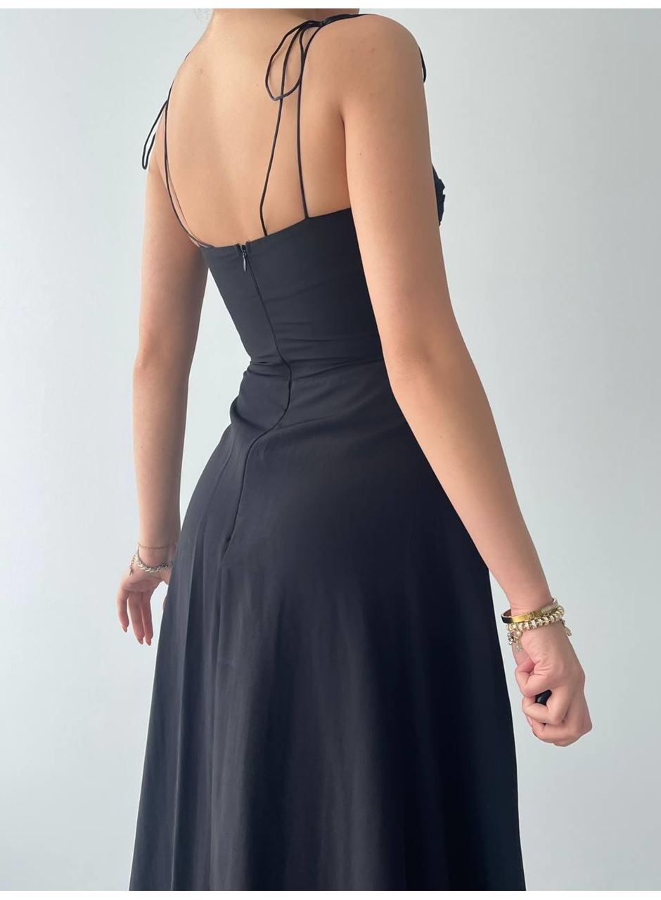 Elia İp Askılı Elbise