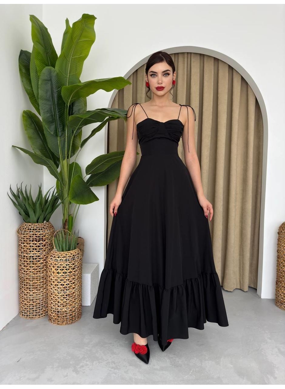 Elia İp Askılı Elbise