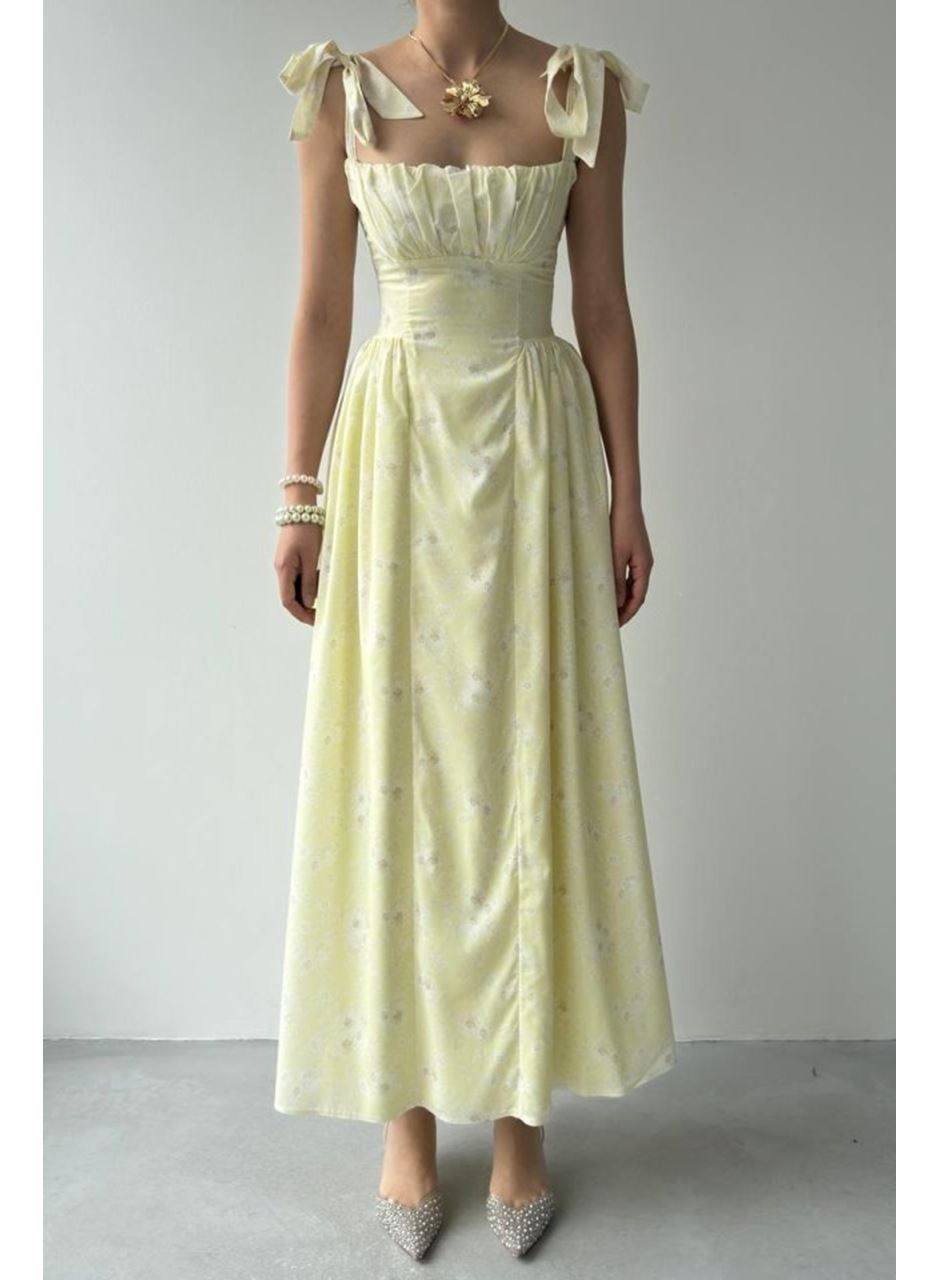 Khalesı Omuz Bağlamalı Elbise