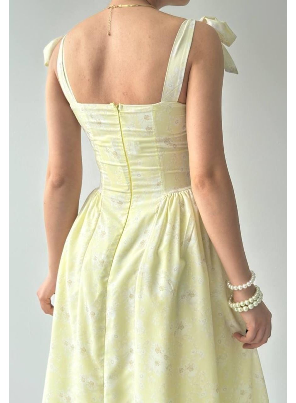 Khalesı Omuz Bağlamalı Elbise