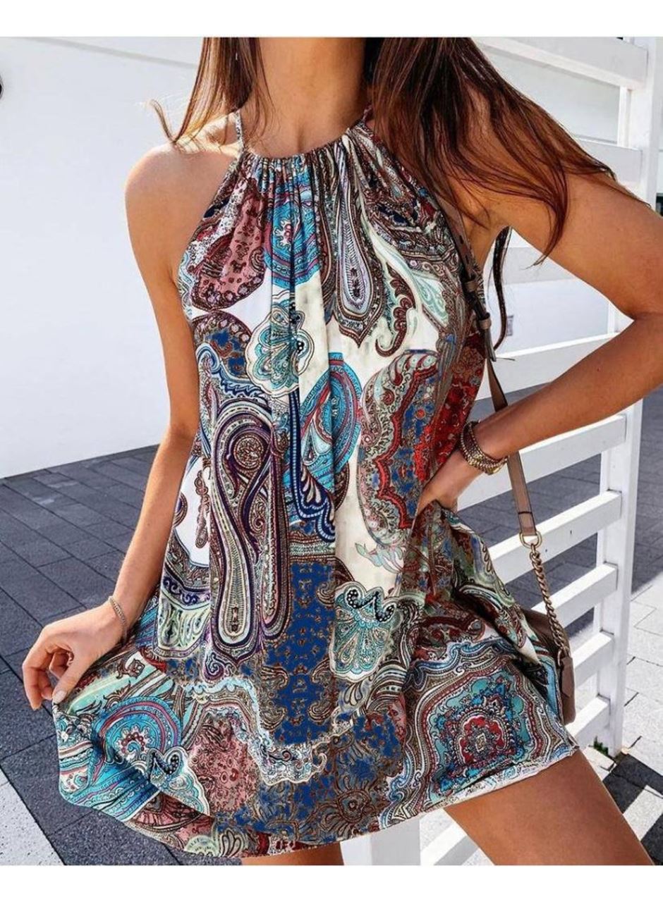 Kadın şal Desen Mikro Kumaş Elbise