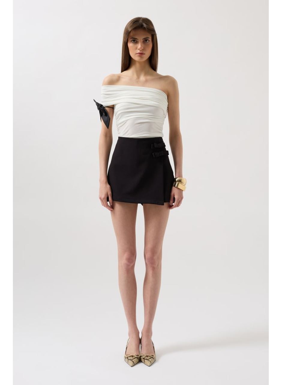 Fiyonk Detay Mini Etek