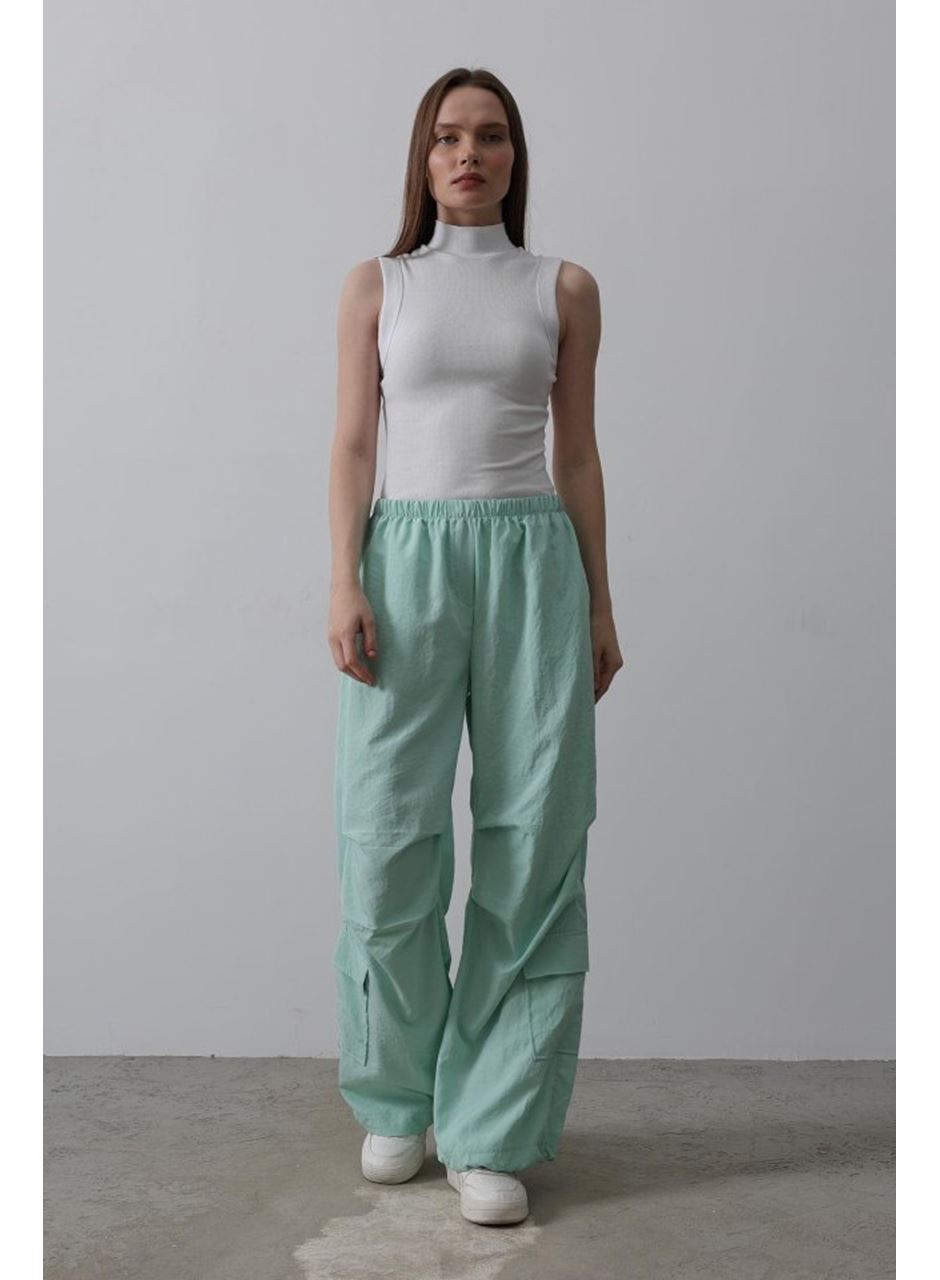 Paraşüt Cargo Pantolon - Mint