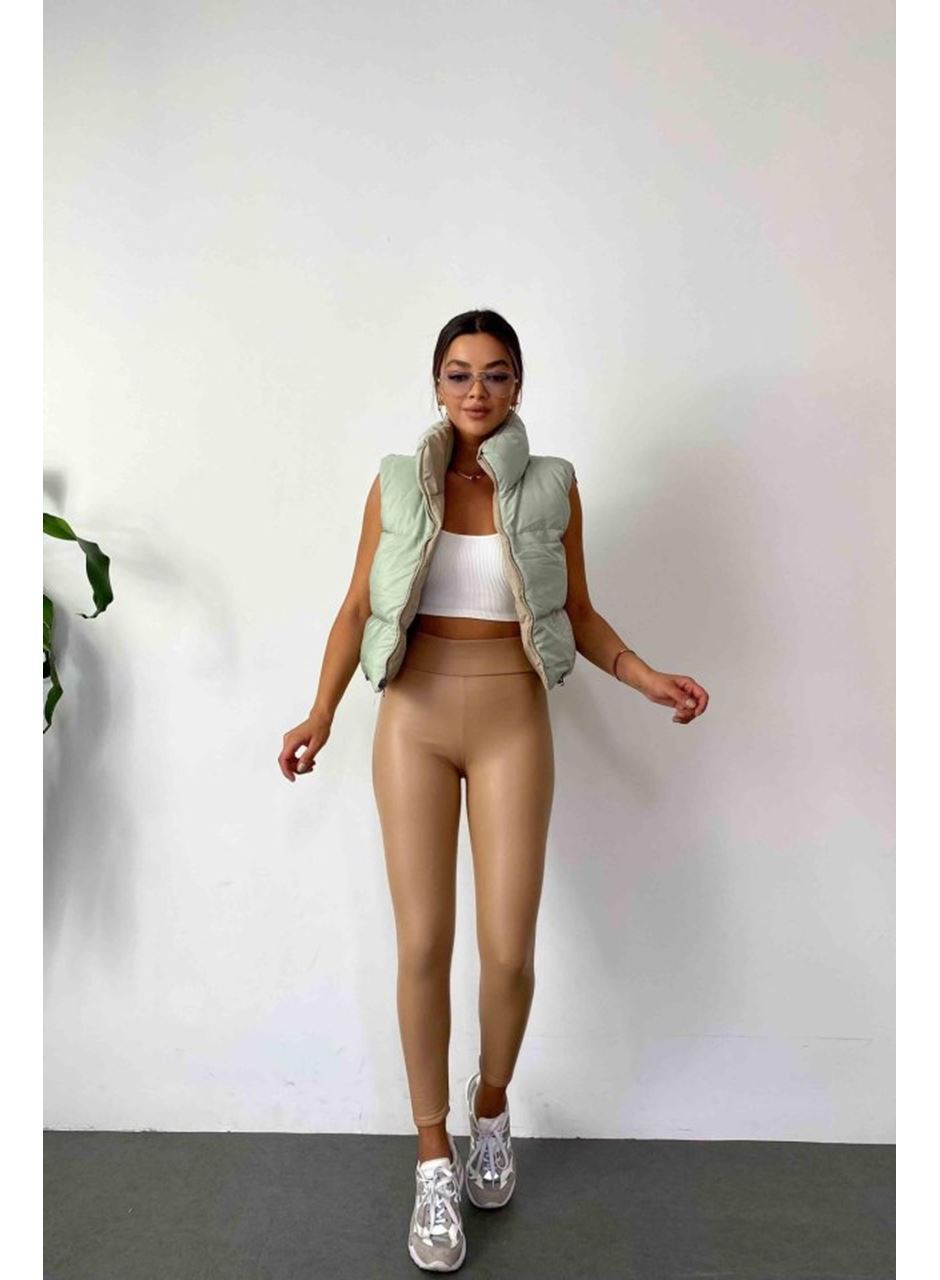 Kadın Yüksek Bel Içi şardonlu Fırsat ürün Toparlayıcı Tayt