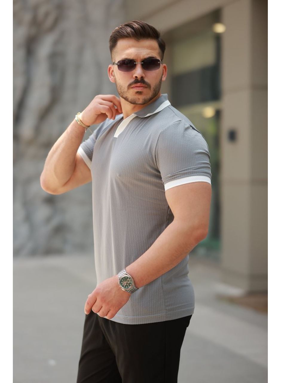 Erkek Hemşire Yaka Kısa Kollu Tişört